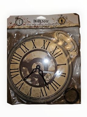 BoBunny Mini Edgy Pocket Watch/Stopwatch Album New in package